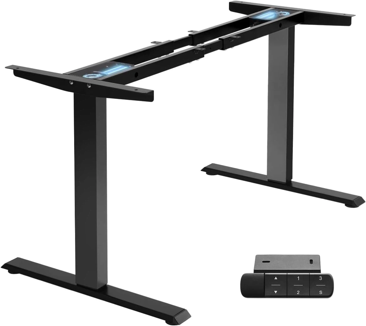 TOPSKY Dual Motor Electric Standing Desk Frame (Black)