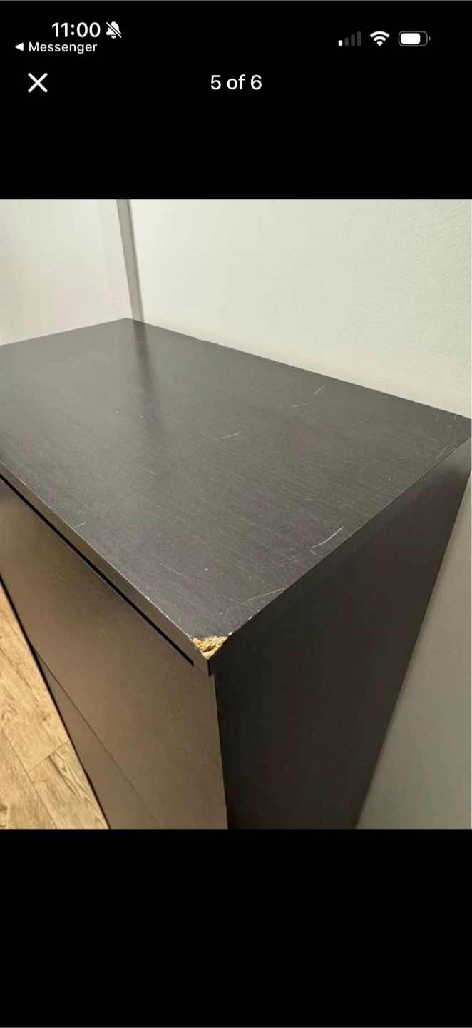 3-Tier Black Shoe Cabinet - photo 4