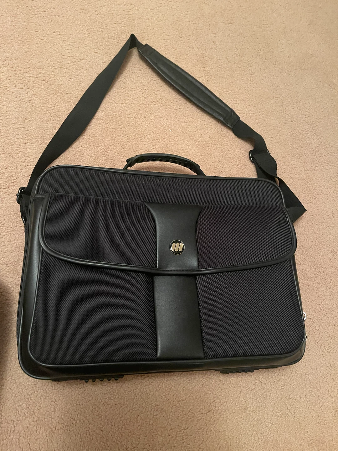Moetec Black Laptop Briefcase