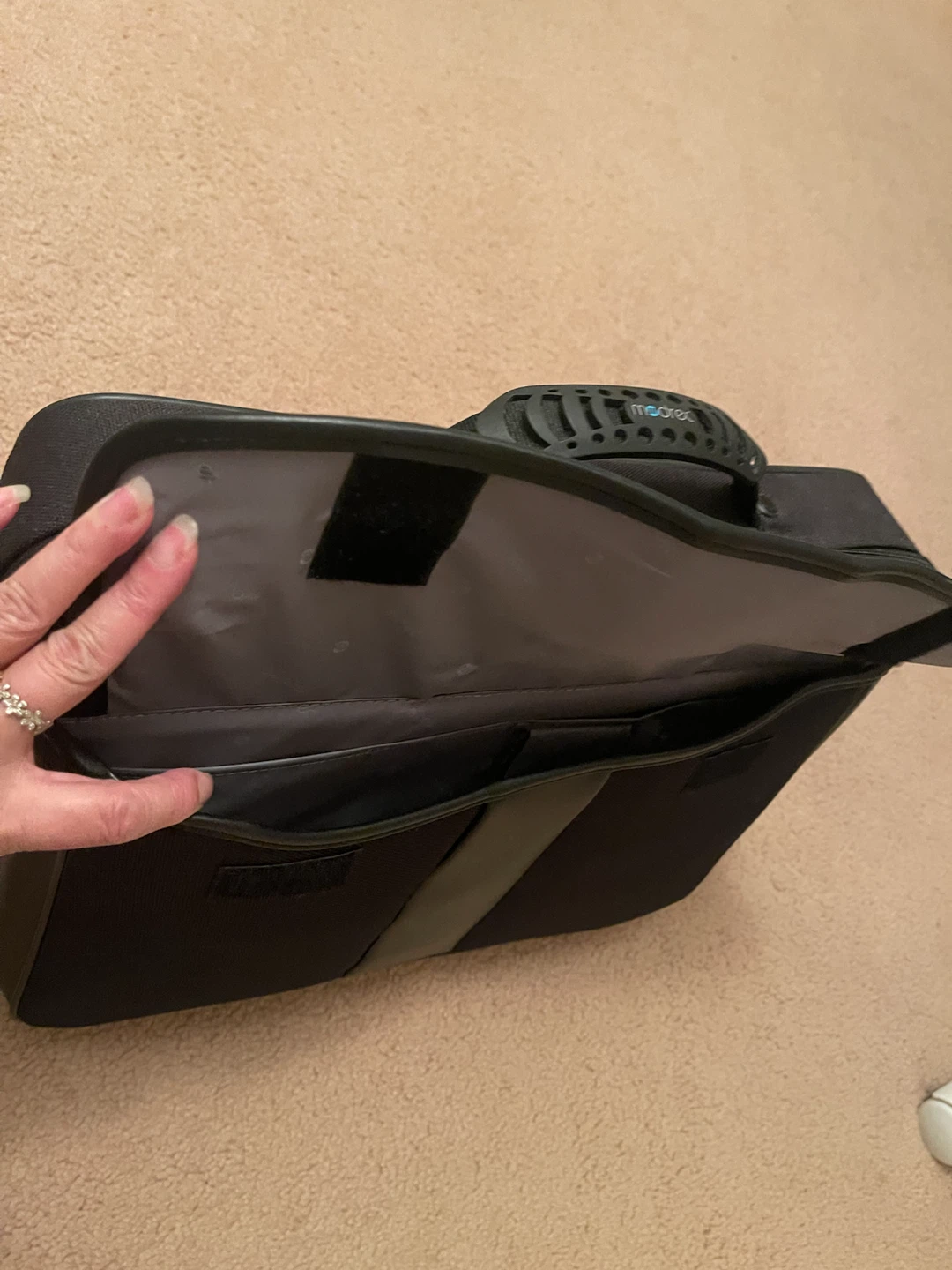 Moetec Black Laptop Briefcase - photo 3