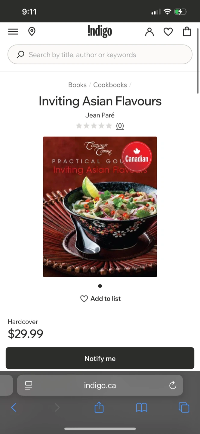 Inviting Asian Flavours Cookbook by Jean Pare - photo 3