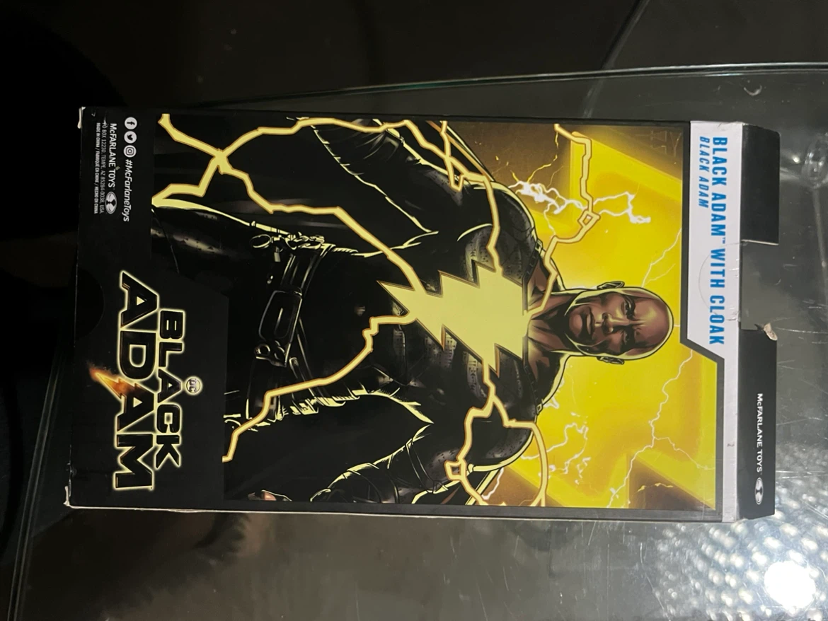 McFarlane Toys DC Multiverse Black Adam with Cloak Figure - photo 2