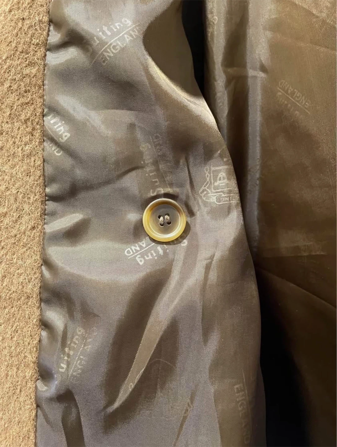Size S/M oversized brown winter coat - photo 2
