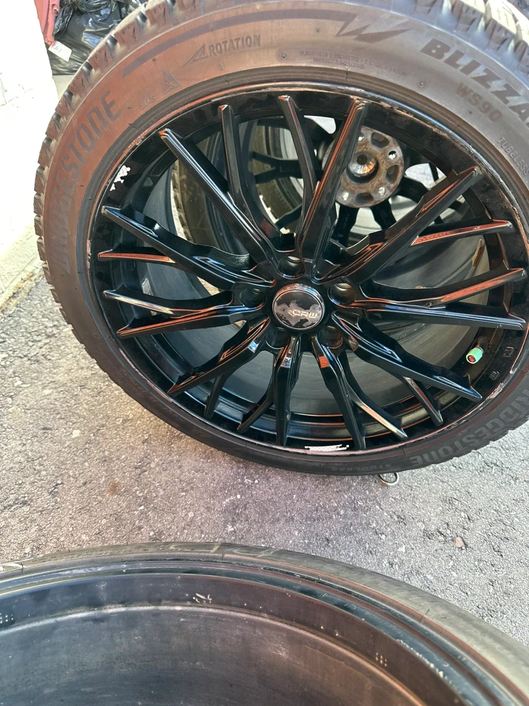 Bridgestone Blizzak WS90 Winter Tires 225/45R18 - photo 2