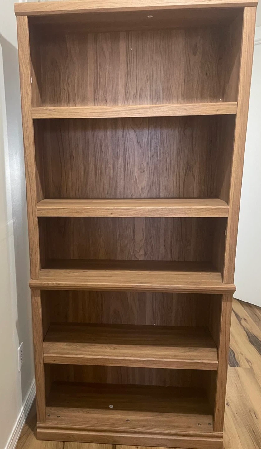 Wooden Bookcase with Adjustable Shelves - photo 2