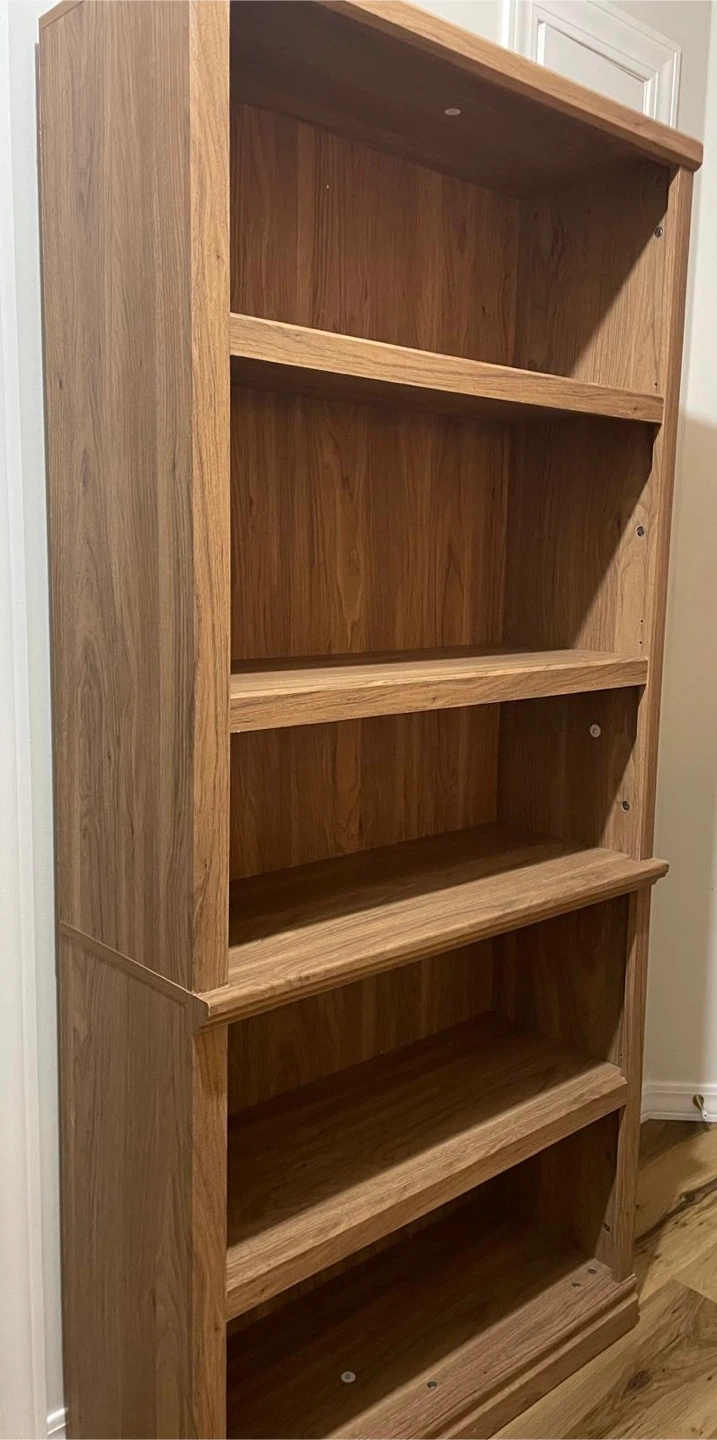 Wooden Bookcase with Adjustable Shelves - photo 4
