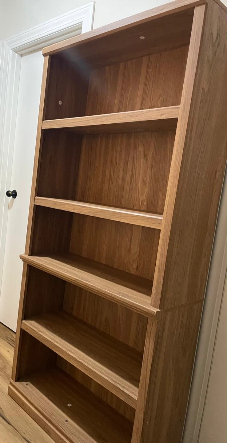 Wooden Bookcase with Adjustable Shelves - photo 5