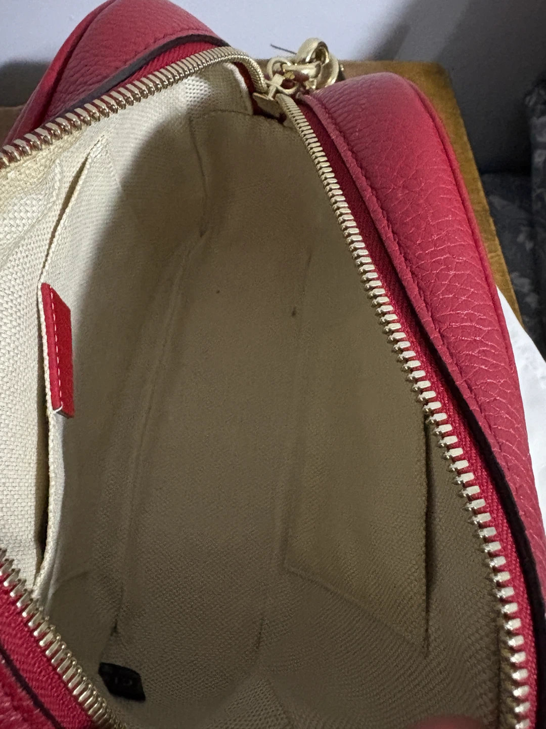 Gucci Soho Disco Red Leather Crossbody Bag - photo 4