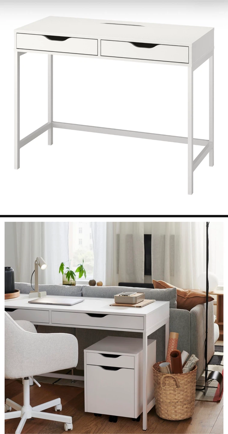 IKEA ALEX Desk in White
