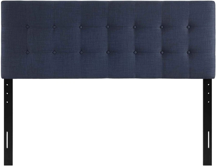 NEW IN BOX QUEEN Navy Blue Tufted Headboard - photo 2