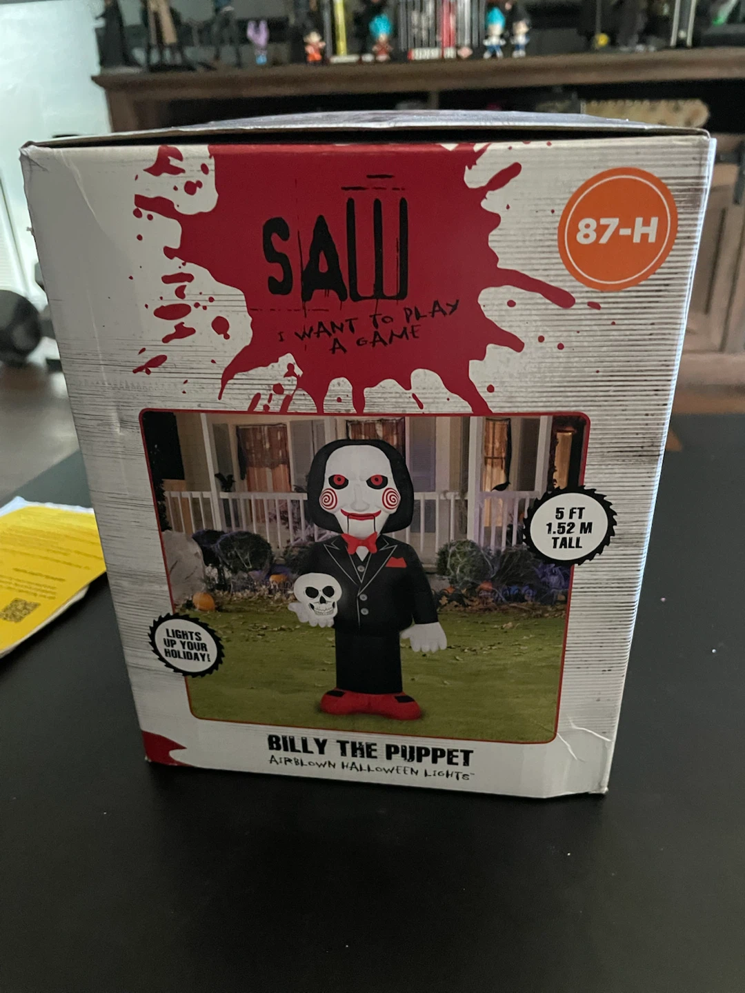 Saw Billy the Puppet Airblown Halloween Light Inflatable - photo 2