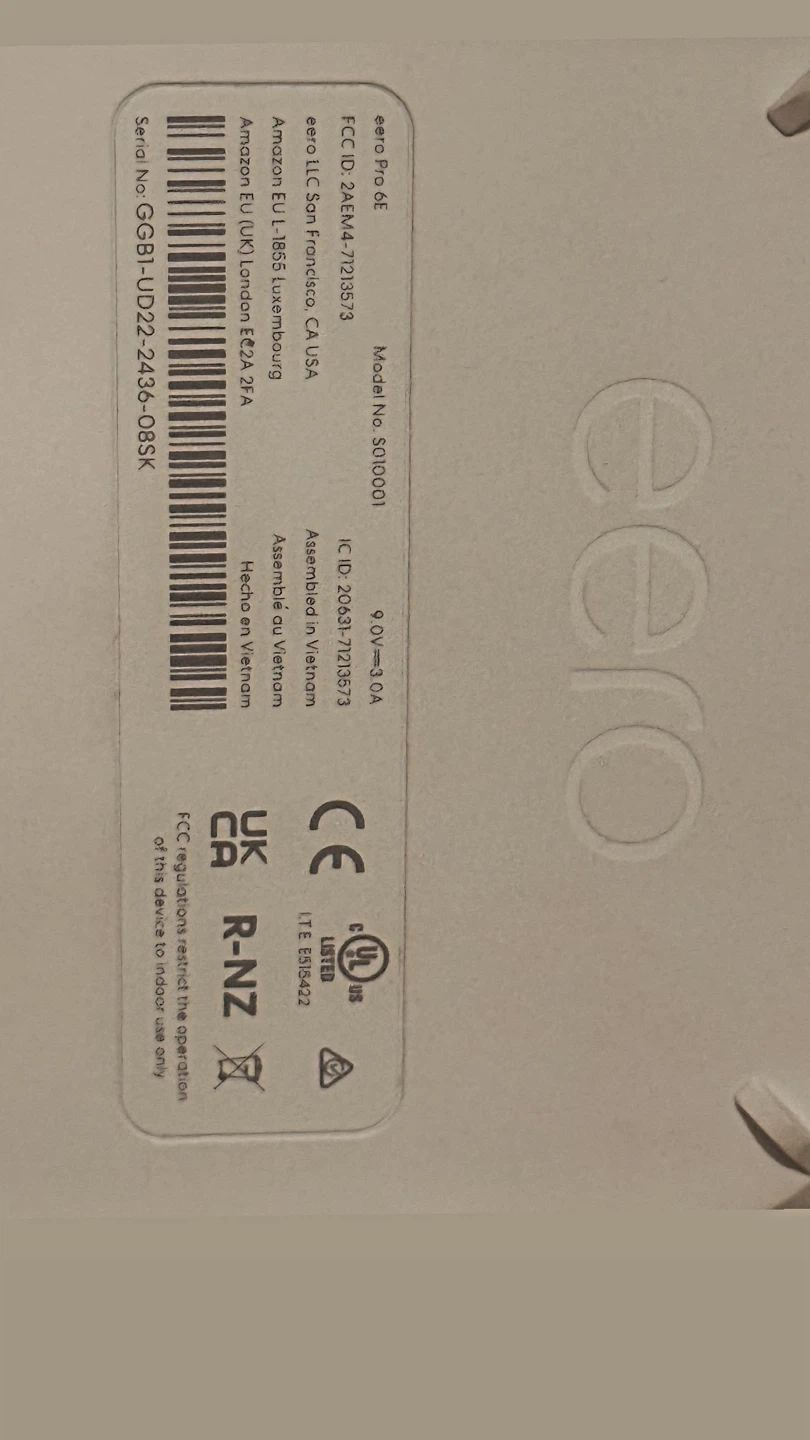 Eero Pro 6E Mesh Wi-Fi Router - photo 4