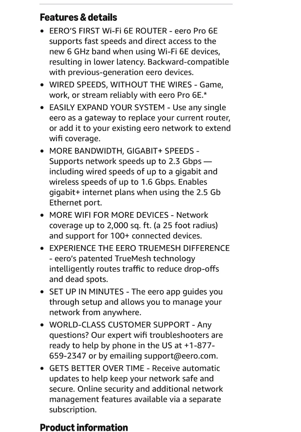 Eero Pro 6E Mesh Wi-Fi Router - photo 5