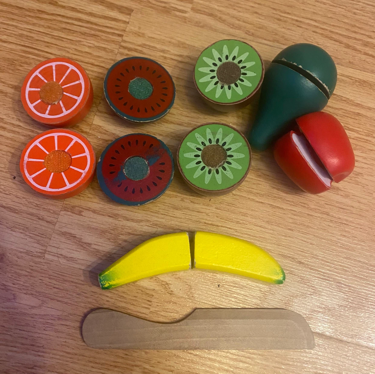 Kids fruit cutting Velcro toy set