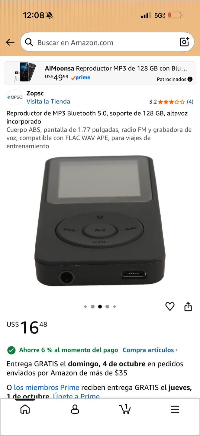 Zopsc Bluetooth 5.0 MP3 Player - photo 3