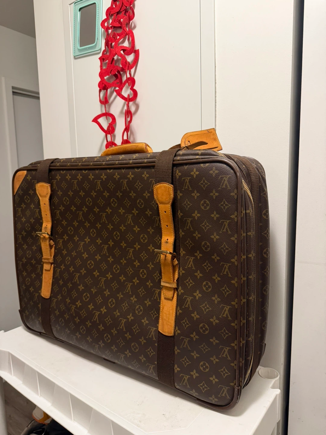 Louis Vuitton Monogram Alize 24 Heures Travel Bag