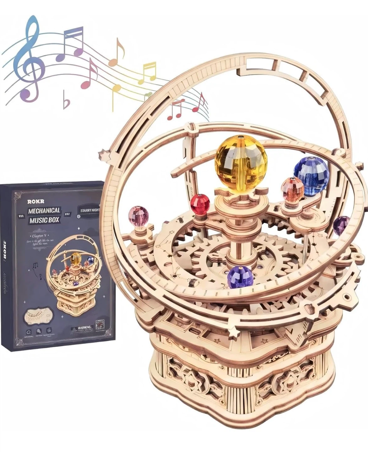 3D Wooden Puzzle Music Box - Perfect Christmas / Birthday Gift!