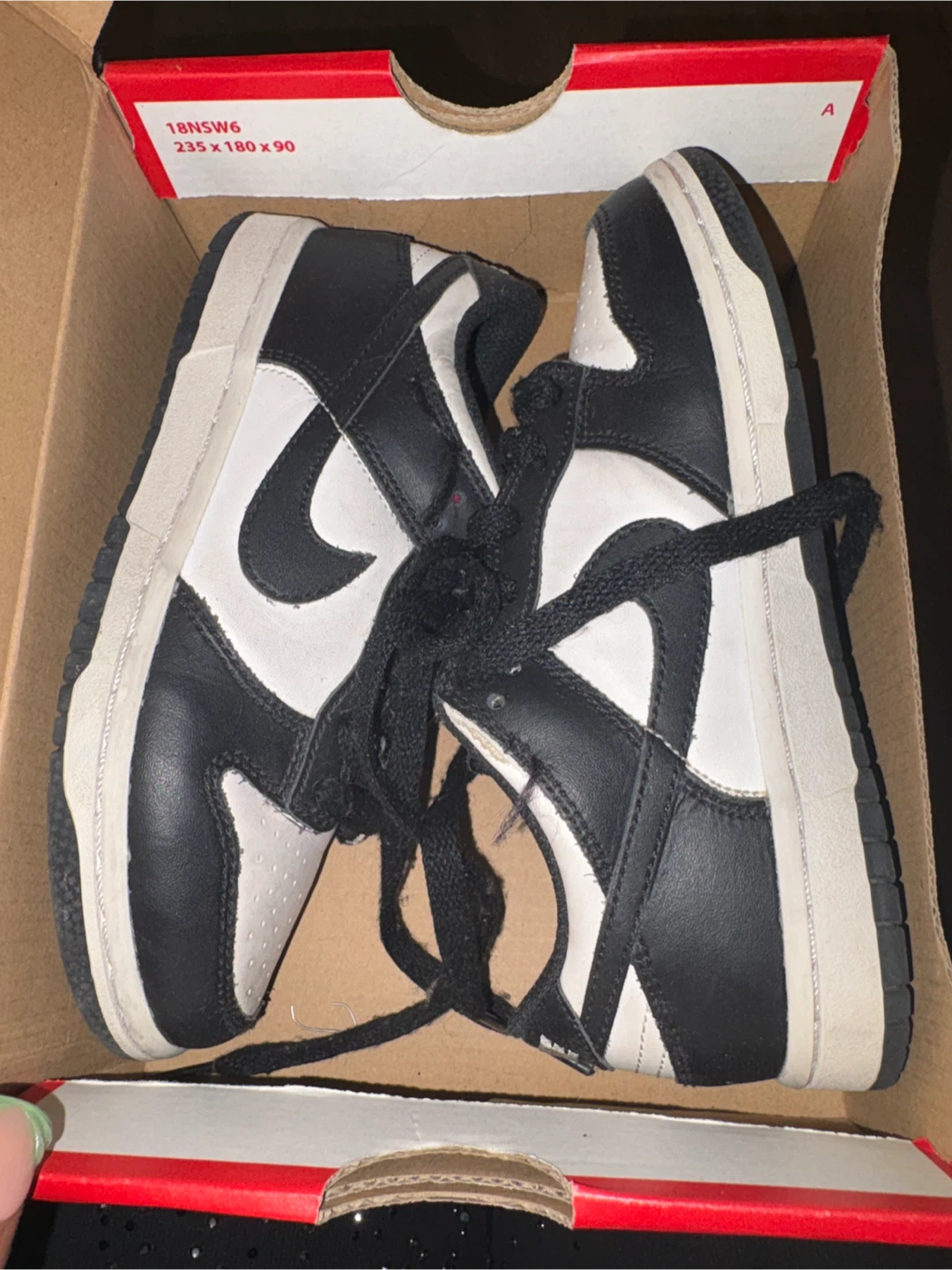 Nike Dunk Low PS Black and White - photo 2