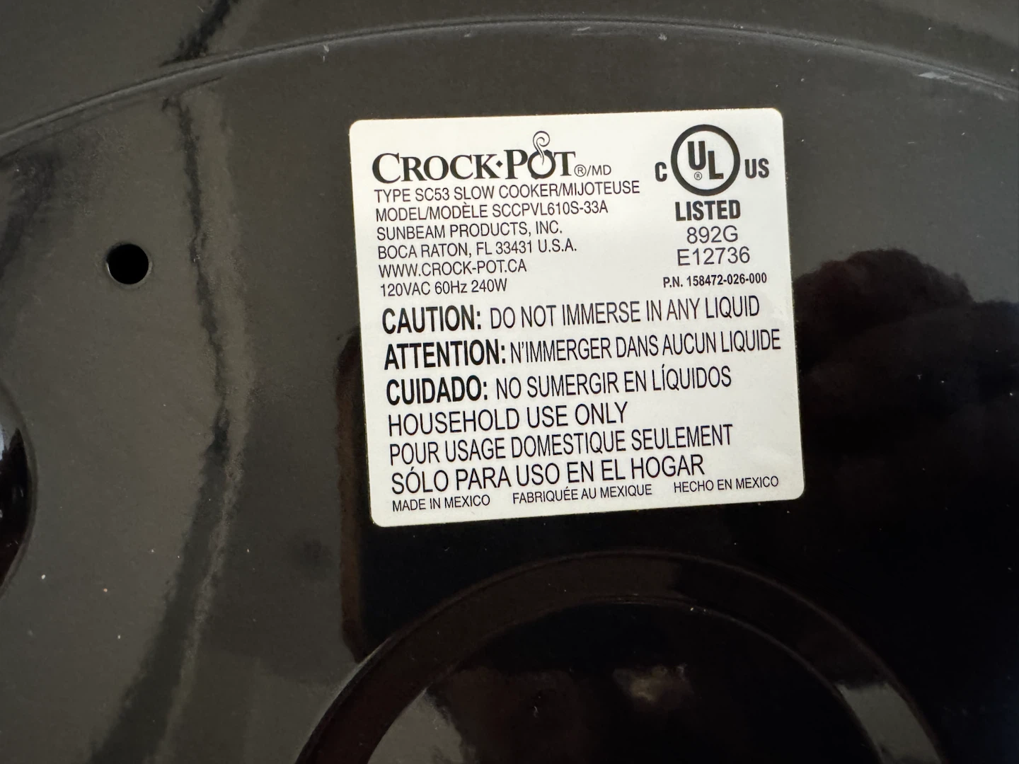 Crock-Pot SCCPVL610S-33A Slow Cooker - photo 4