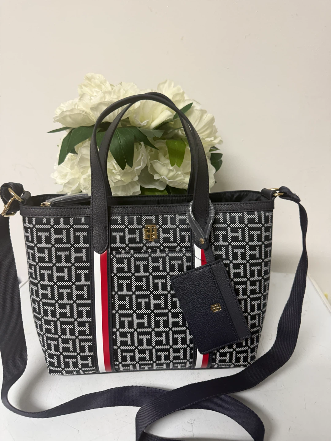 Tommy Hilfiger Monogram Tote Bag