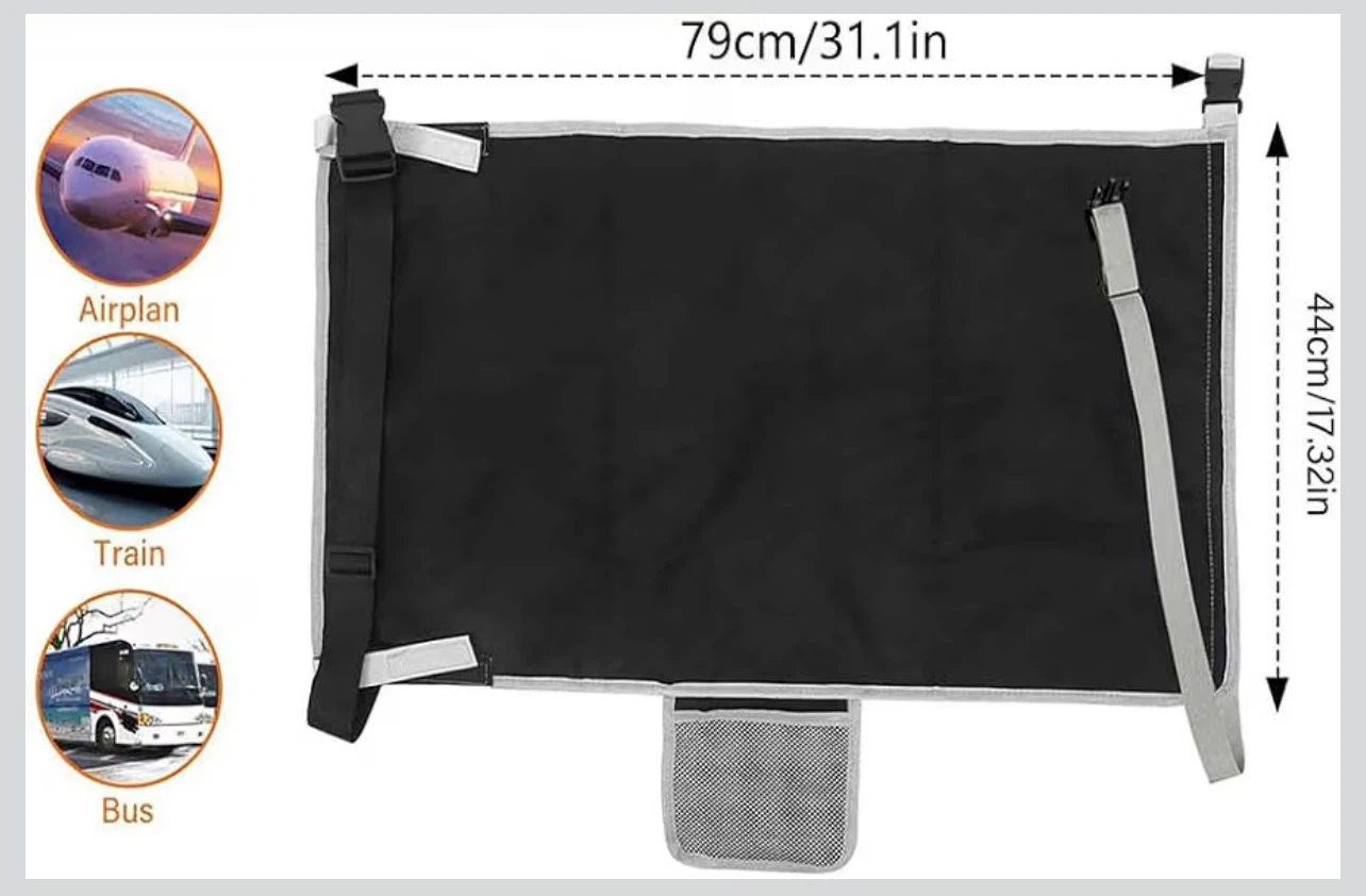 Leanockesa Toddler Airplane Foot Rest Hammock - photo 2