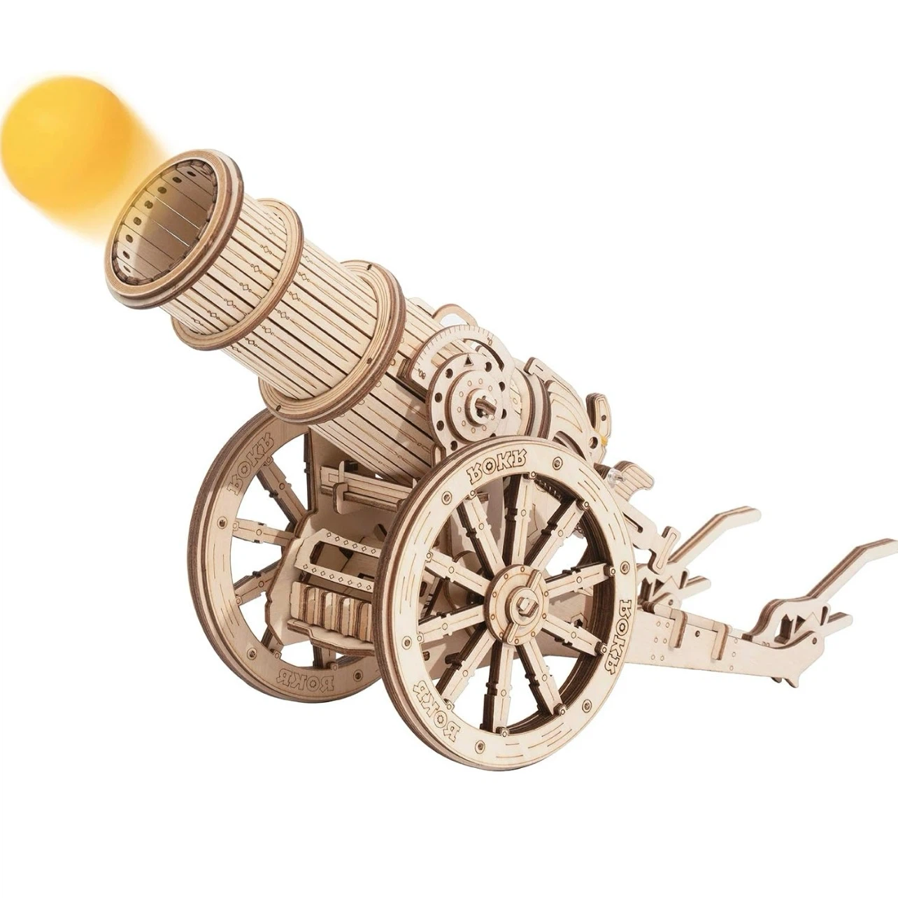 New ROKR 3D Wooden Puzzle Cannon Kit - DIY STEM Christmas Gift