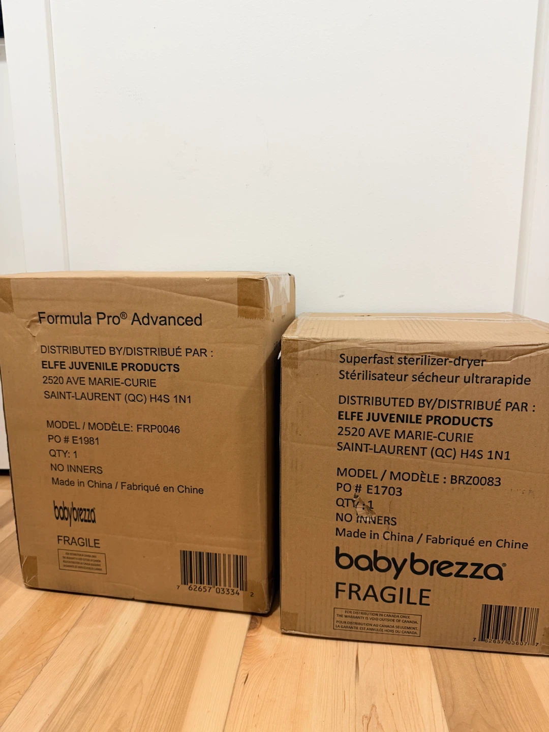 Baby Brezza Superfast Sterilizer-Dryer and  Formula Dispenser
