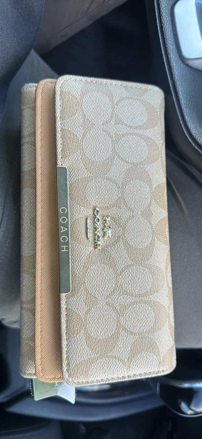 Coach Signature Canvas Long Wallet - photo 2