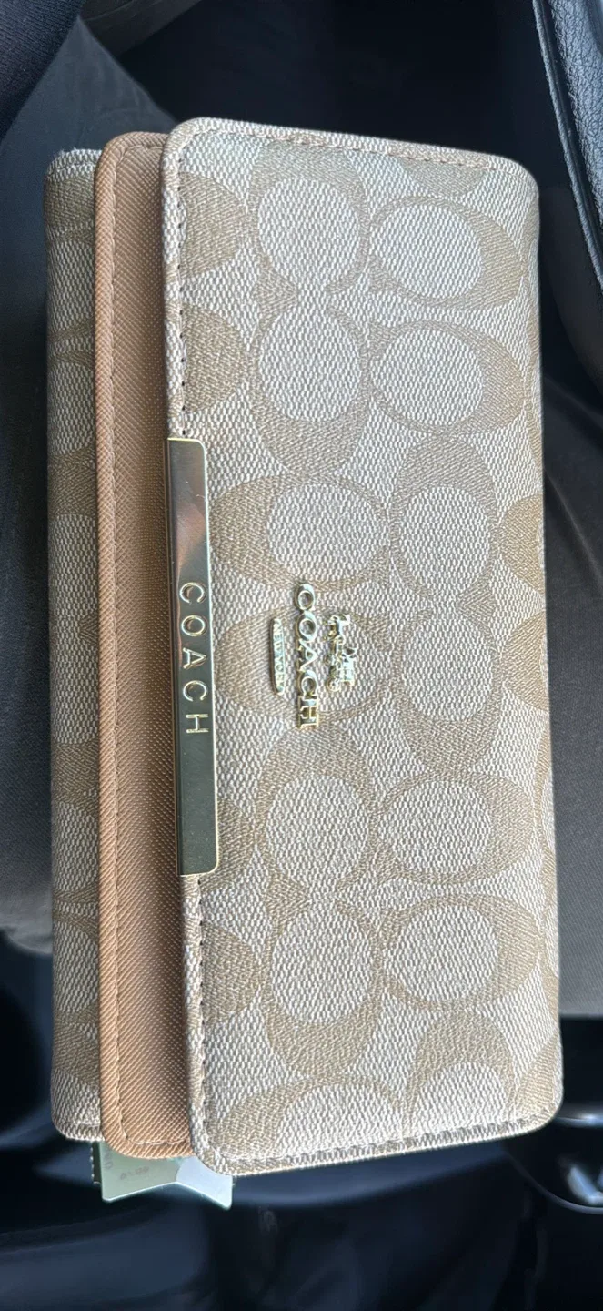 Coach Signature Canvas Long Wallet - photo 3