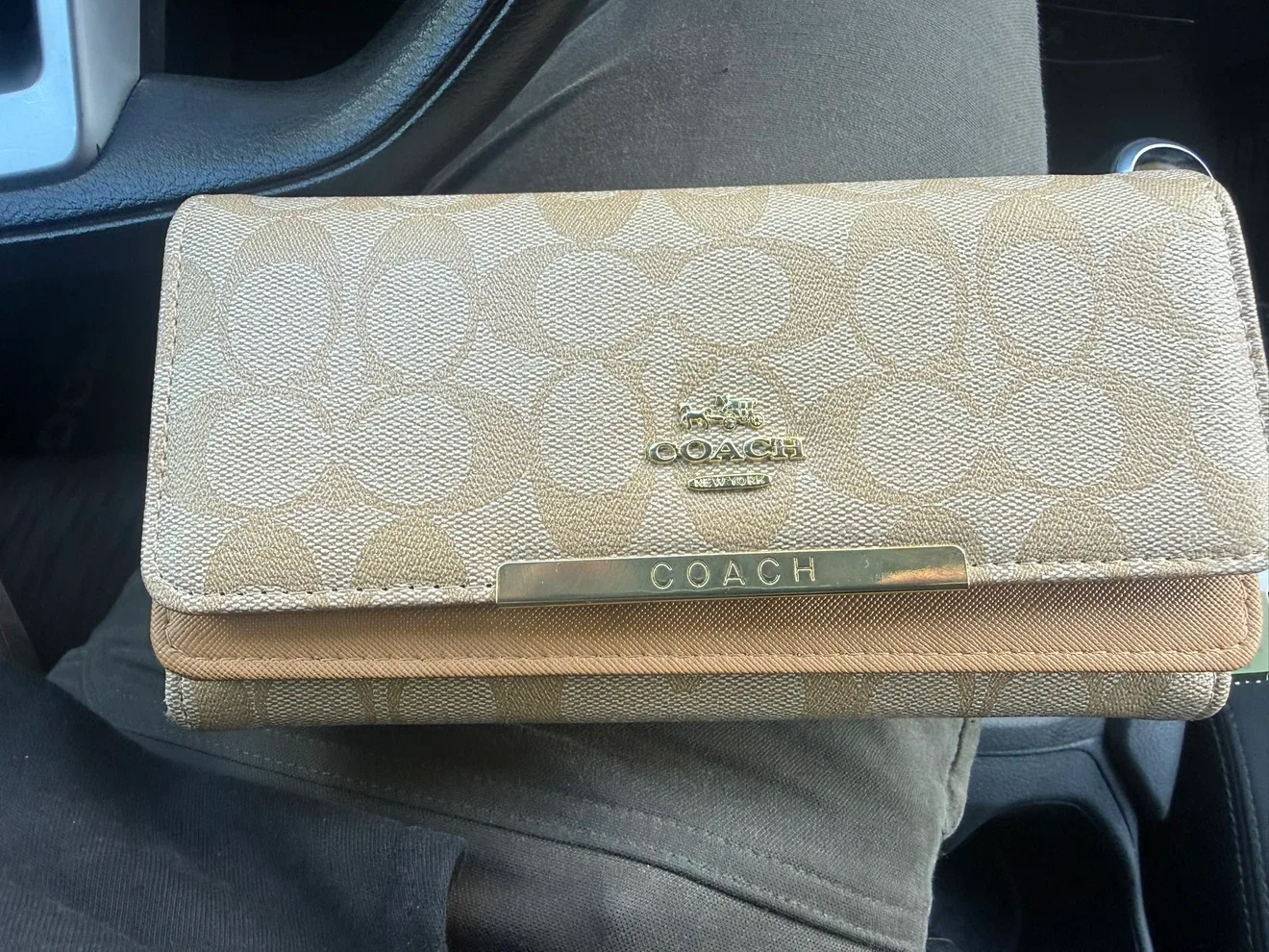 Coach Signature Canvas Long Wallet - photo 4