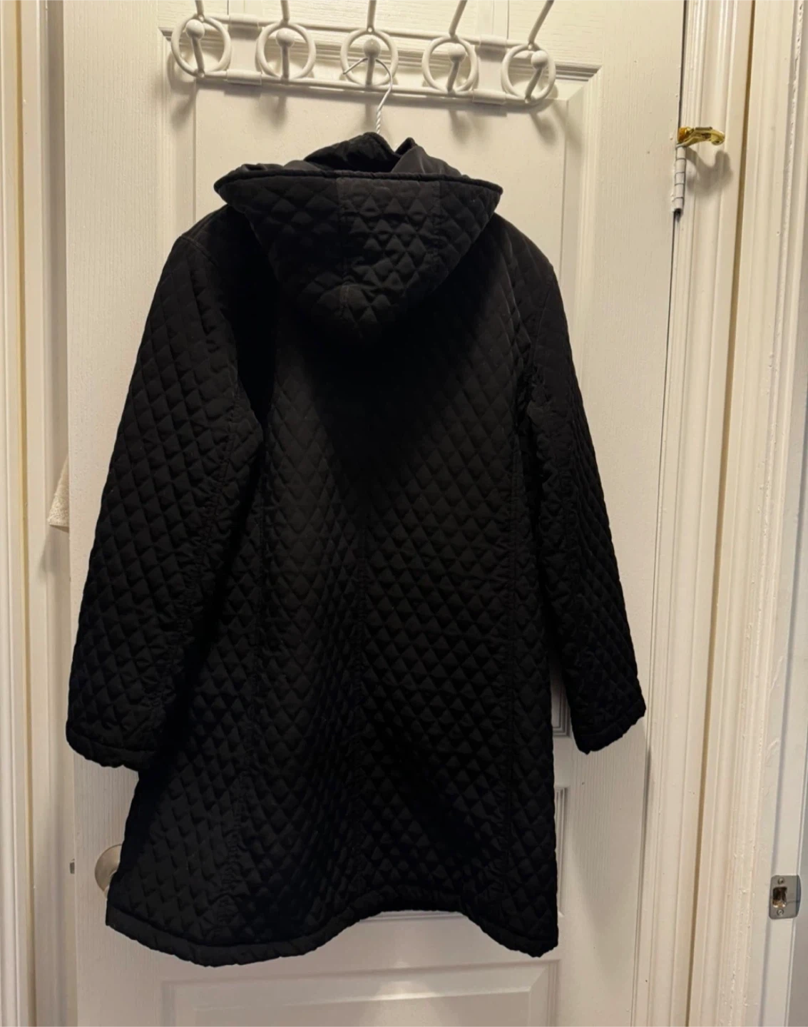 Portrait Black Quilted Coat - photo 2