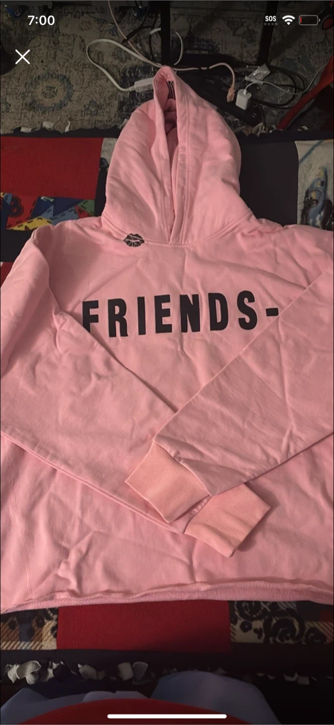 Vlone x Friends Pink Hoodie - photo 2
