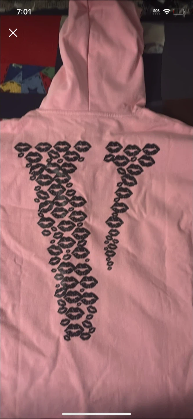 Vlone x Friends Pink Hoodie - photo 3