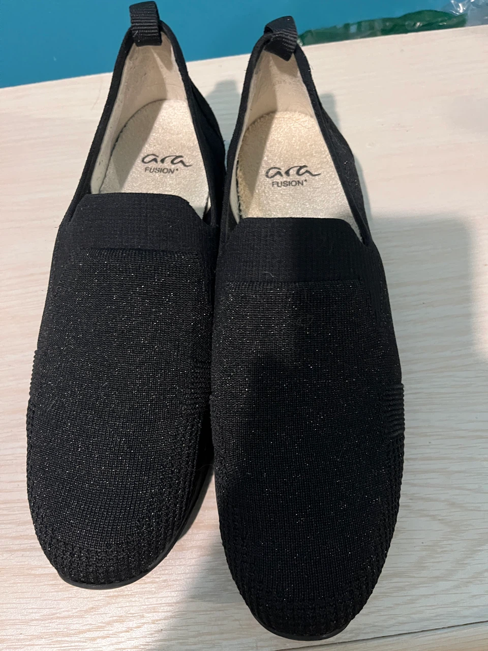 ara FUSION Black slip-on Shoes-size 9