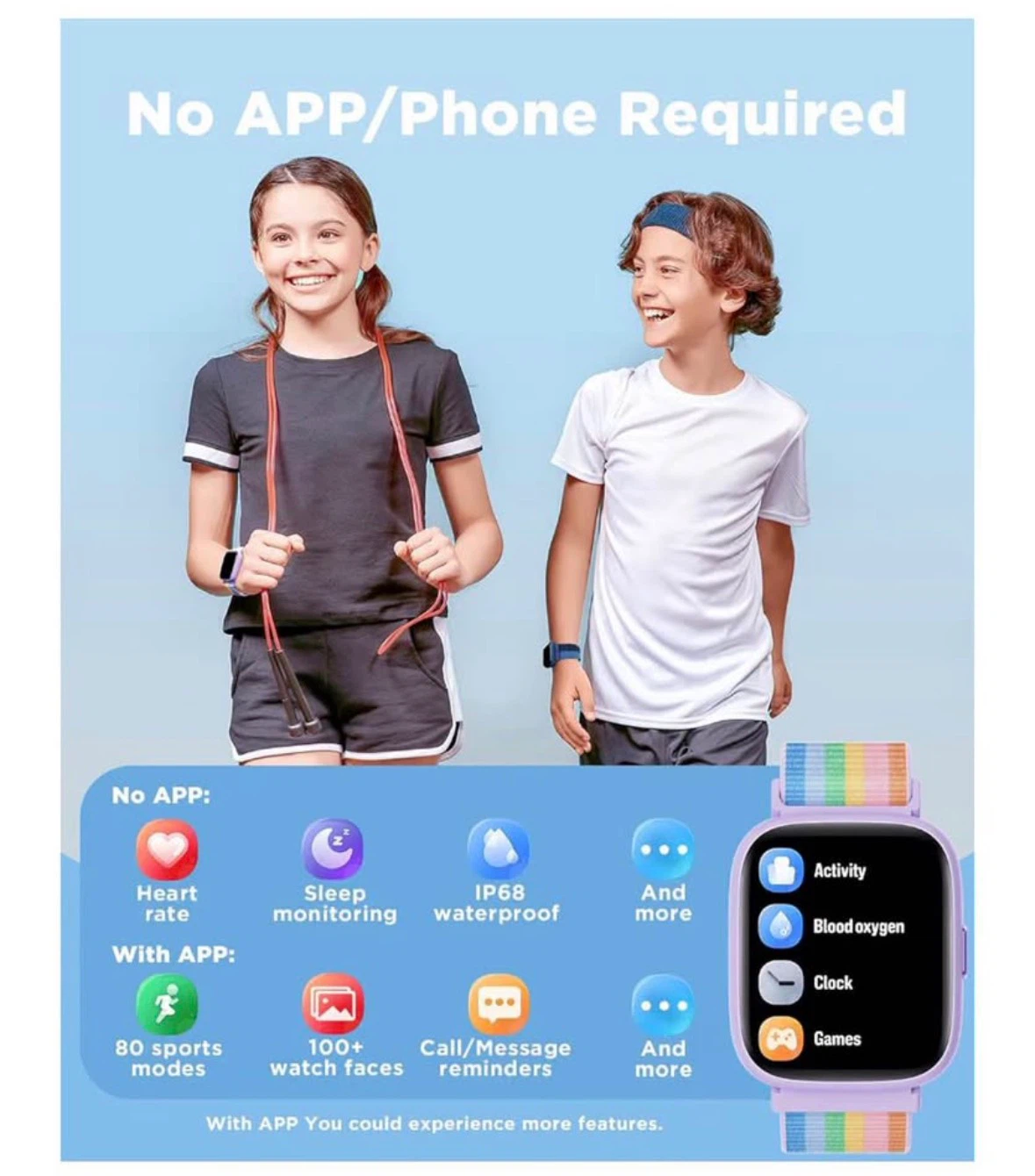 Kids Smart Watch & Fitness Tracker - photo 2