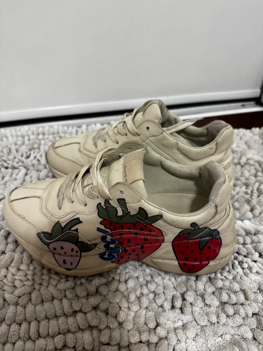 Gucci Strawberry Print Sneakers - photo 2