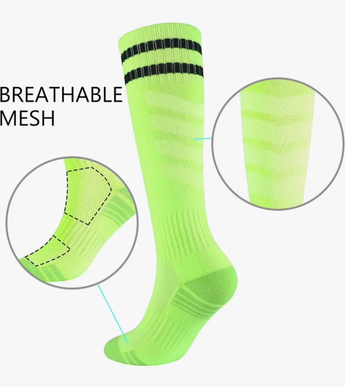 Kids Knee-High Soccer Socks - photo 2