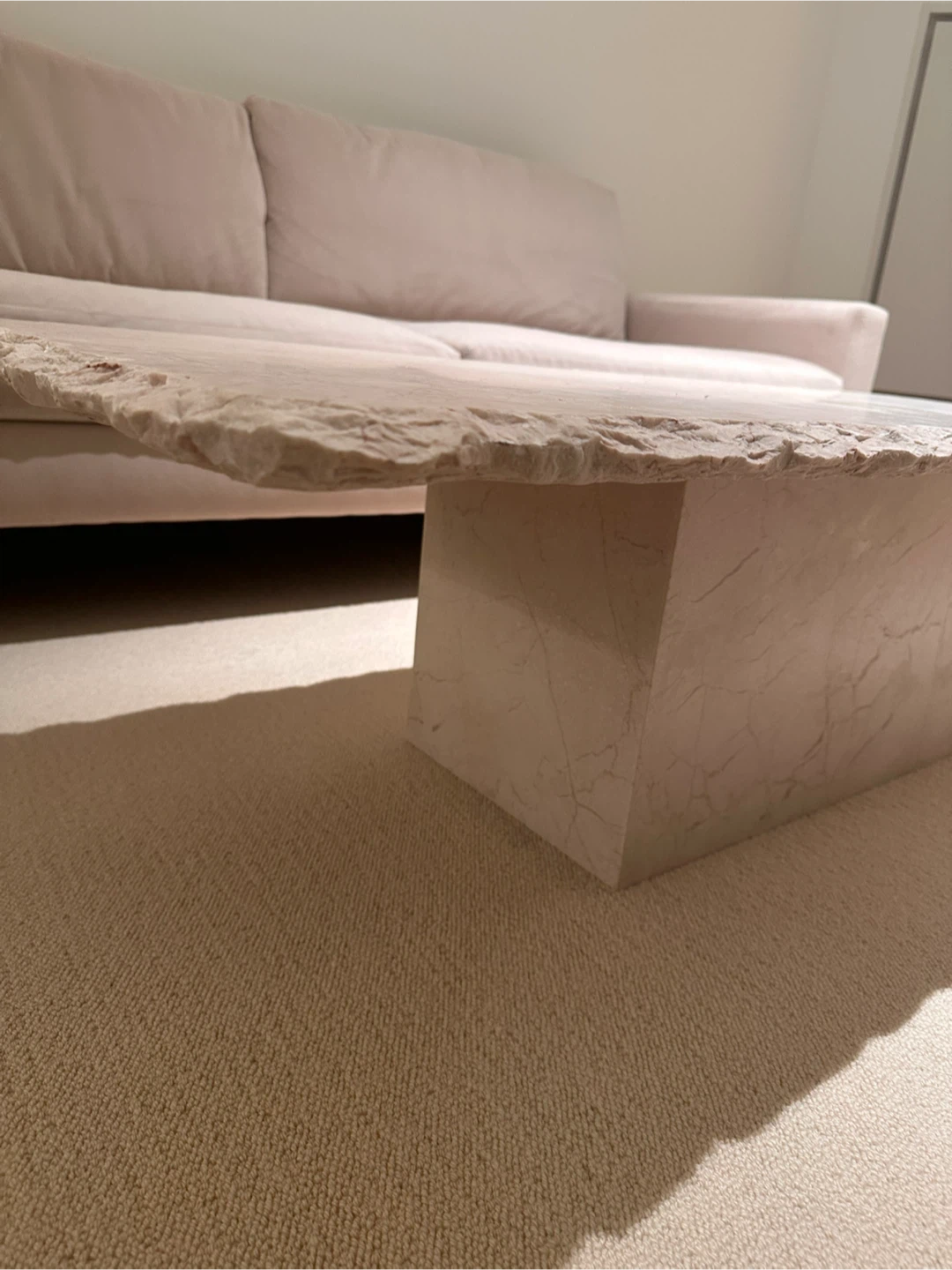 Natural Edge Marble Coffee Table - photo 2