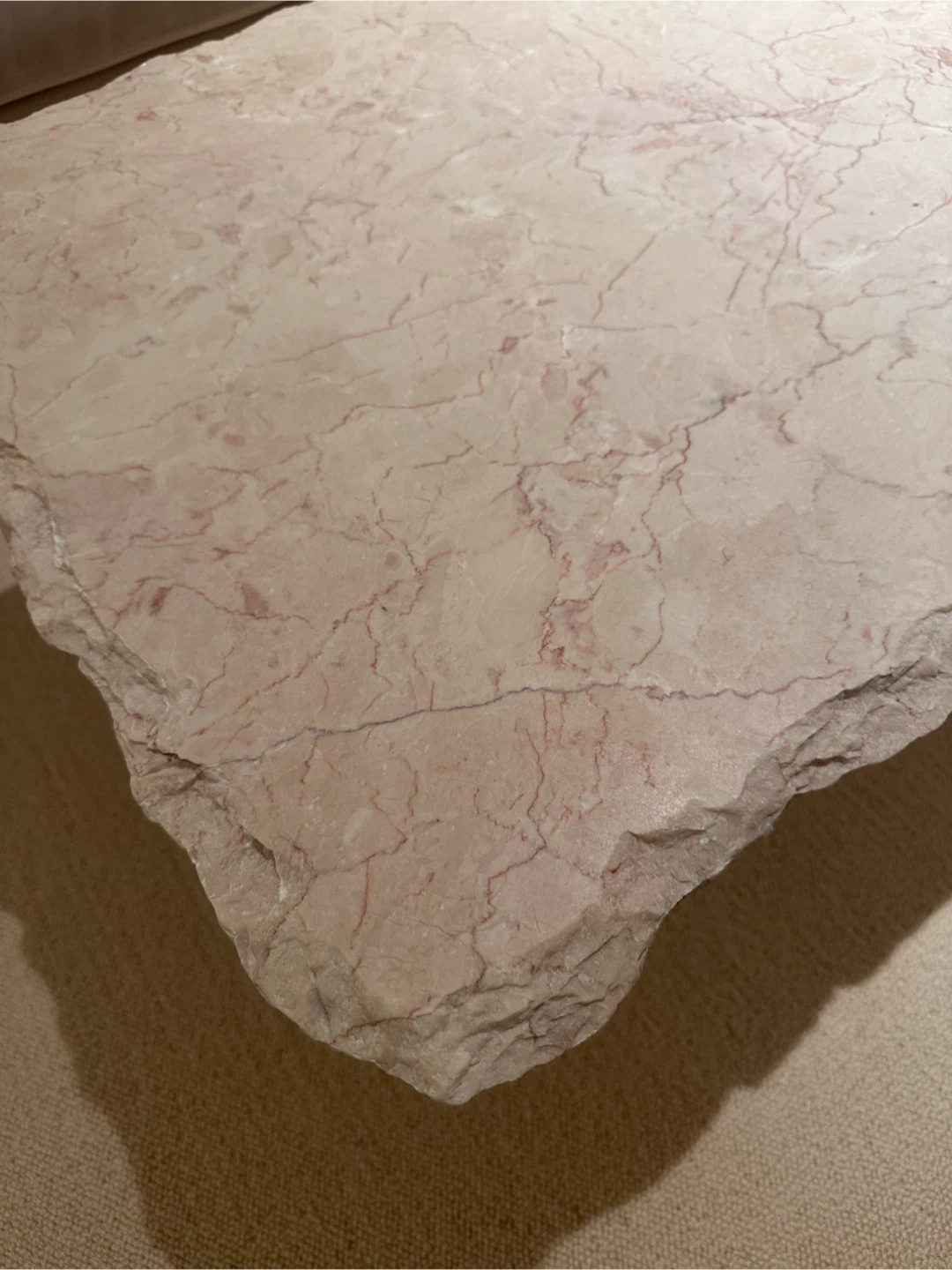 Natural Edge Marble Coffee Table - photo 3