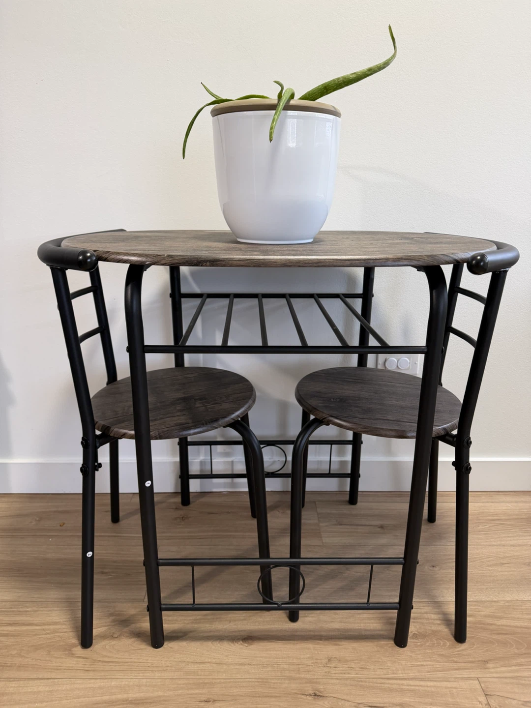 3-Piece Compact Bistro Table and Chair Set - photo 2