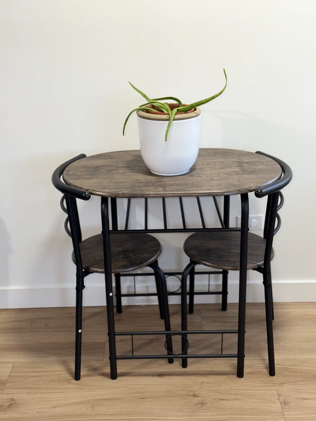 3-Piece Compact Bistro Table and Chair Set - photo 3