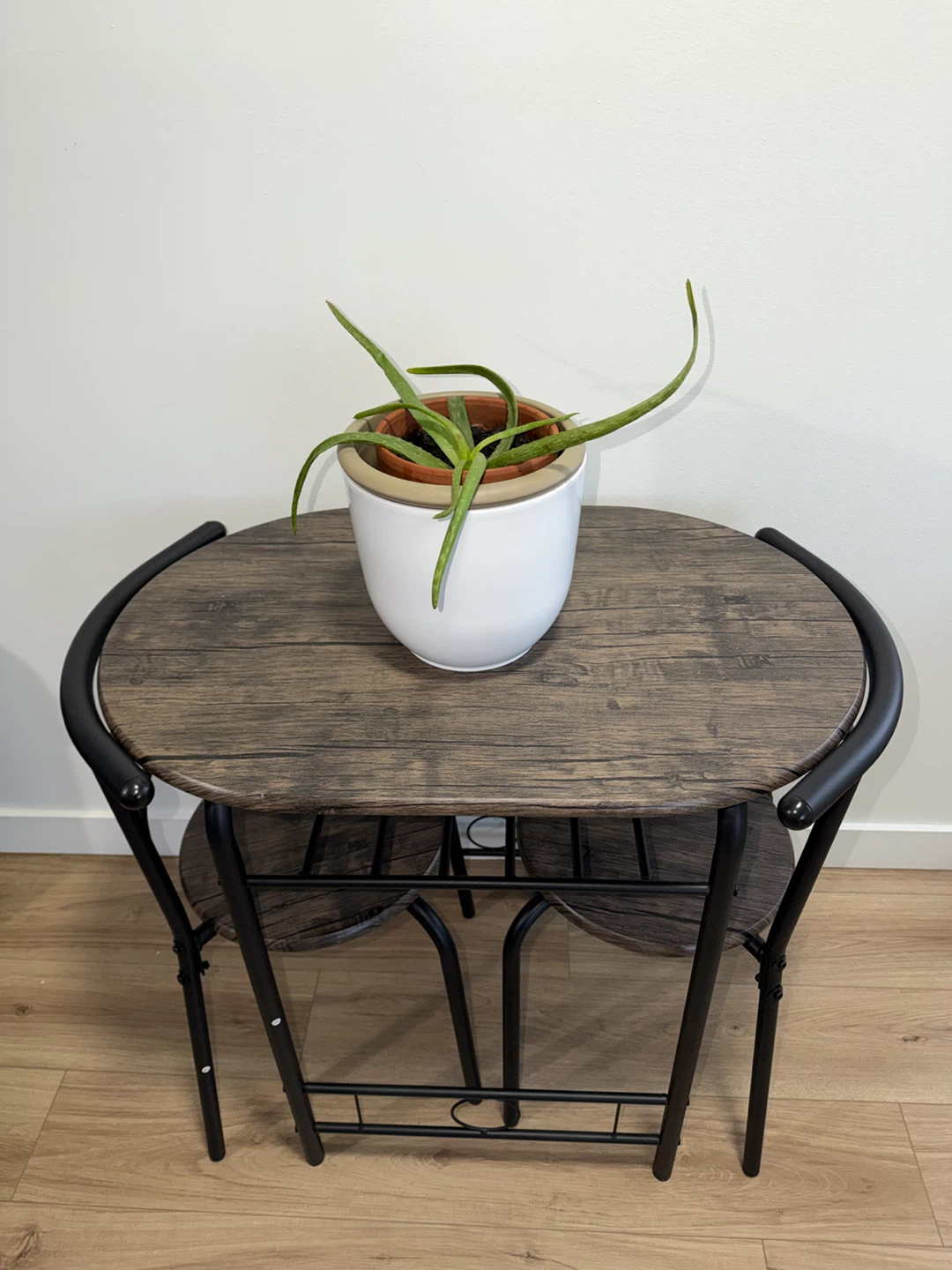 3-Piece Compact Bistro Table and Chair Set - photo 4