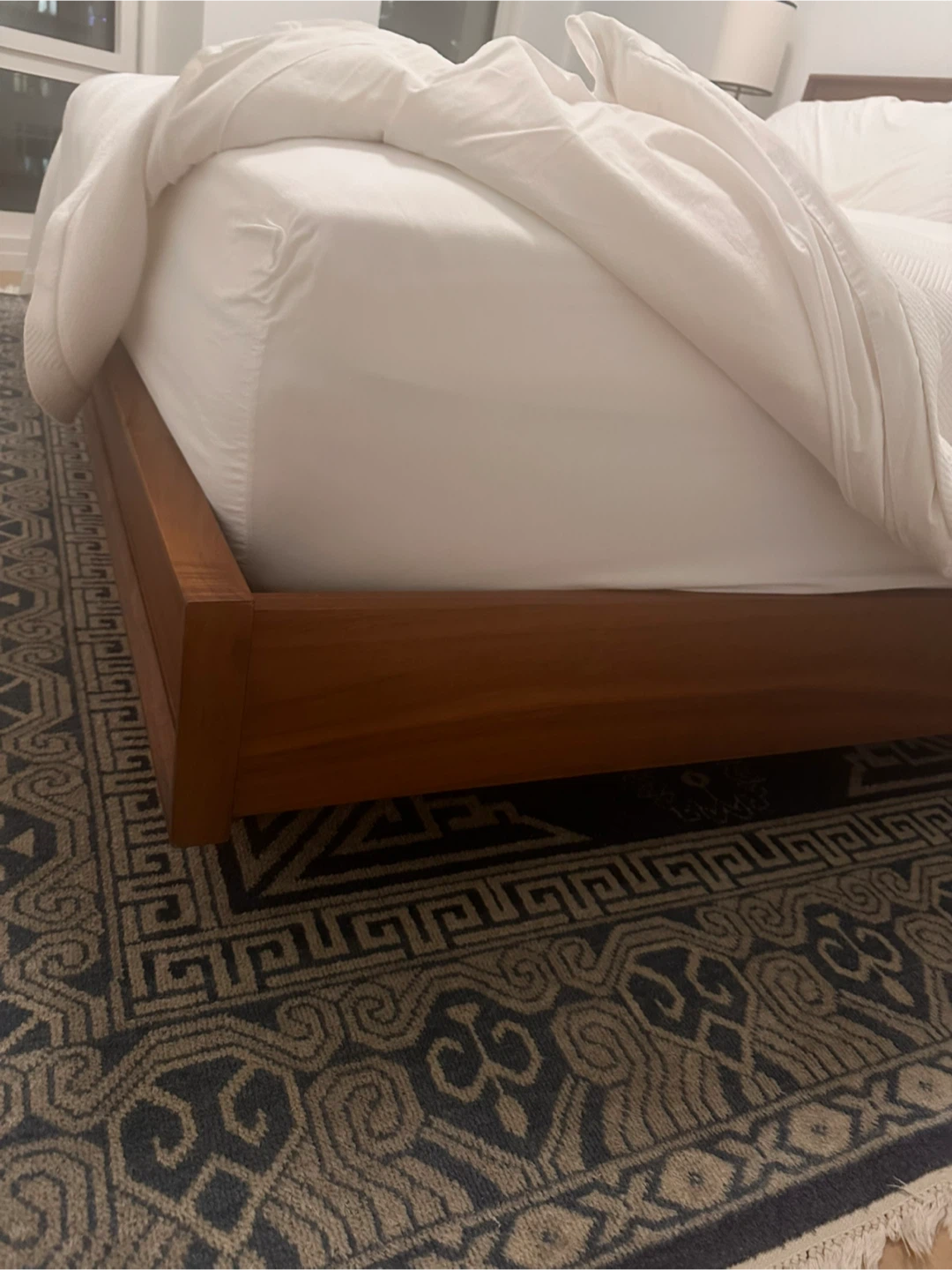 Crate & Barrel Mid-Century King Size Bed Frame - photo 3