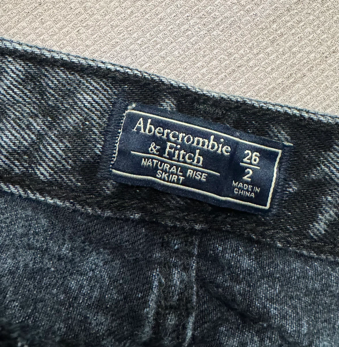 Abercrombie & Fitch Natural Rise Denim Skirt - photo 3