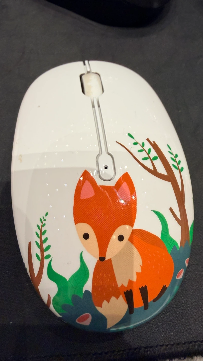 FMOUSE M101 Wireless Mouse with Fox Design - photo 3