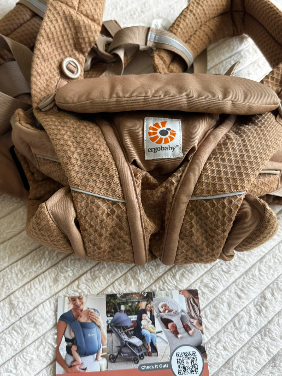Ergobaby Omni Breeze Baby Carrier - Camel Brown - photo 5