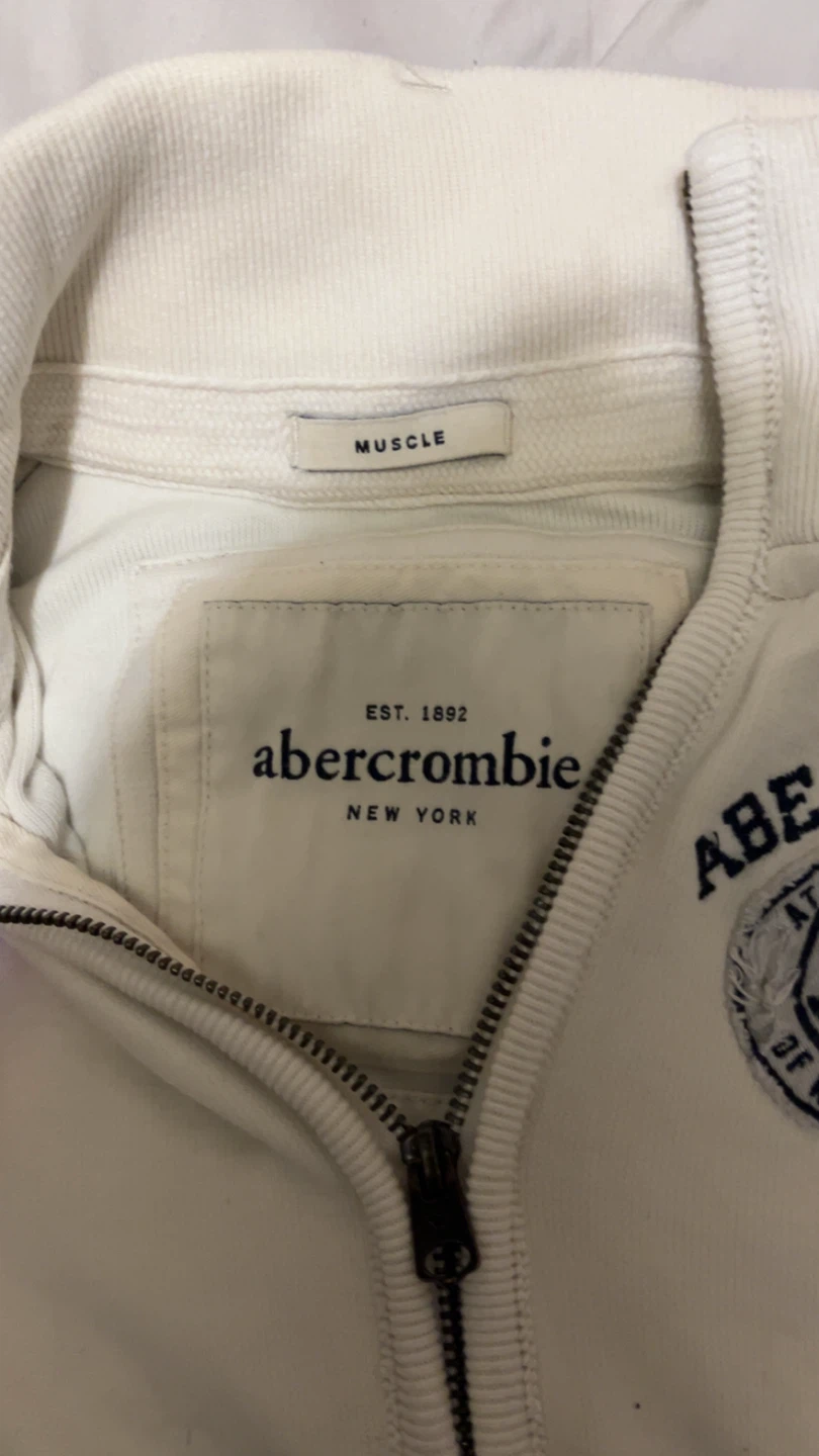 Abercrombie & Fitch White Track Jacket - photo 2
