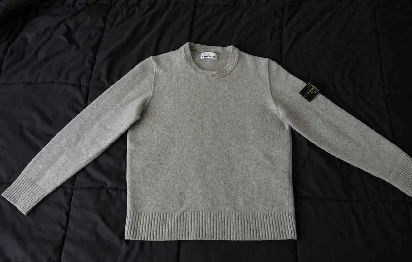 Stone Island Grey Crewneck Sweater
