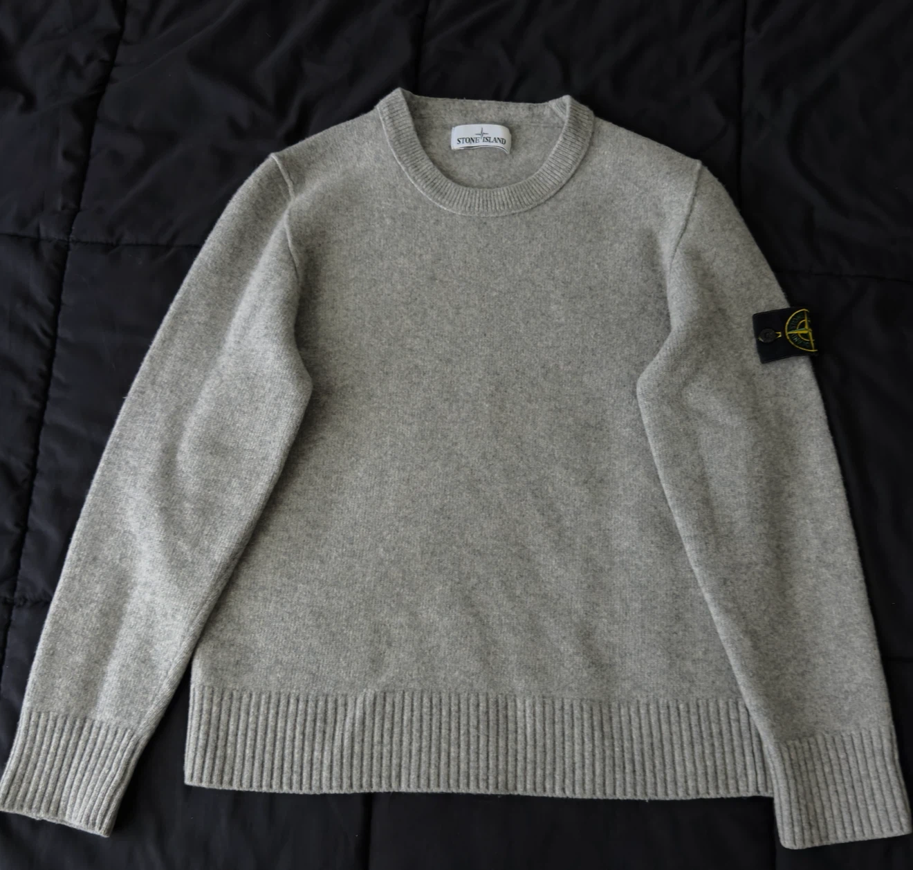 Stone Island Grey Crewneck Sweater - photo 2