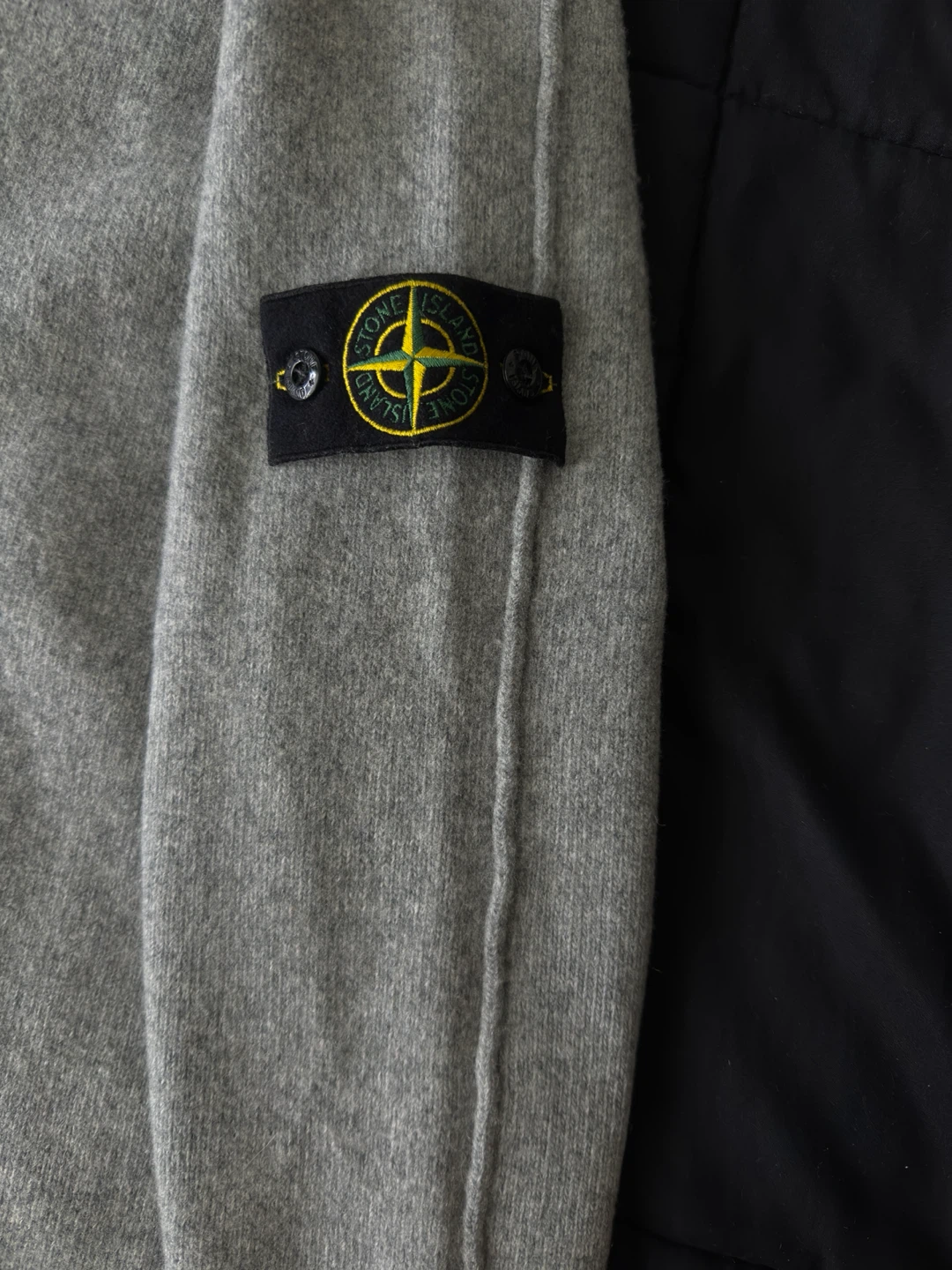 Stone Island Grey Crewneck Sweater - photo 3